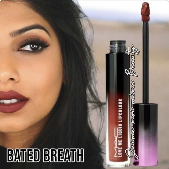 MAC Love Me Liquid Lipstick in Bated Breath - Picture 3 of 14